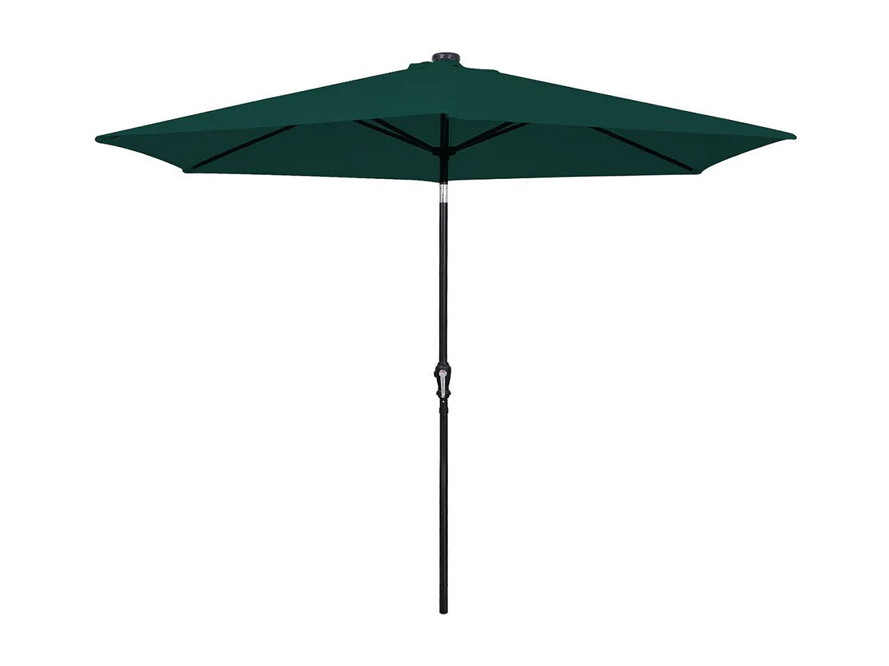 Parasol en porte-à-faux 3 m Vert 2