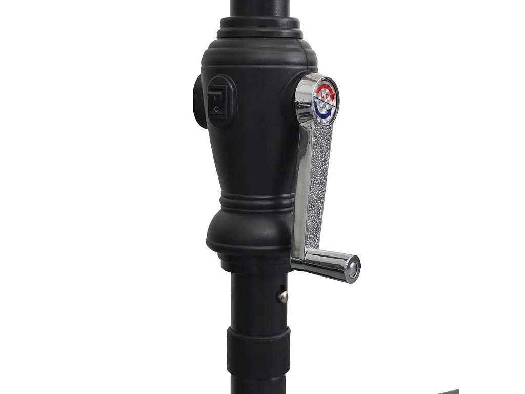 Parasol en porte-à-faux 3 m Vert 2