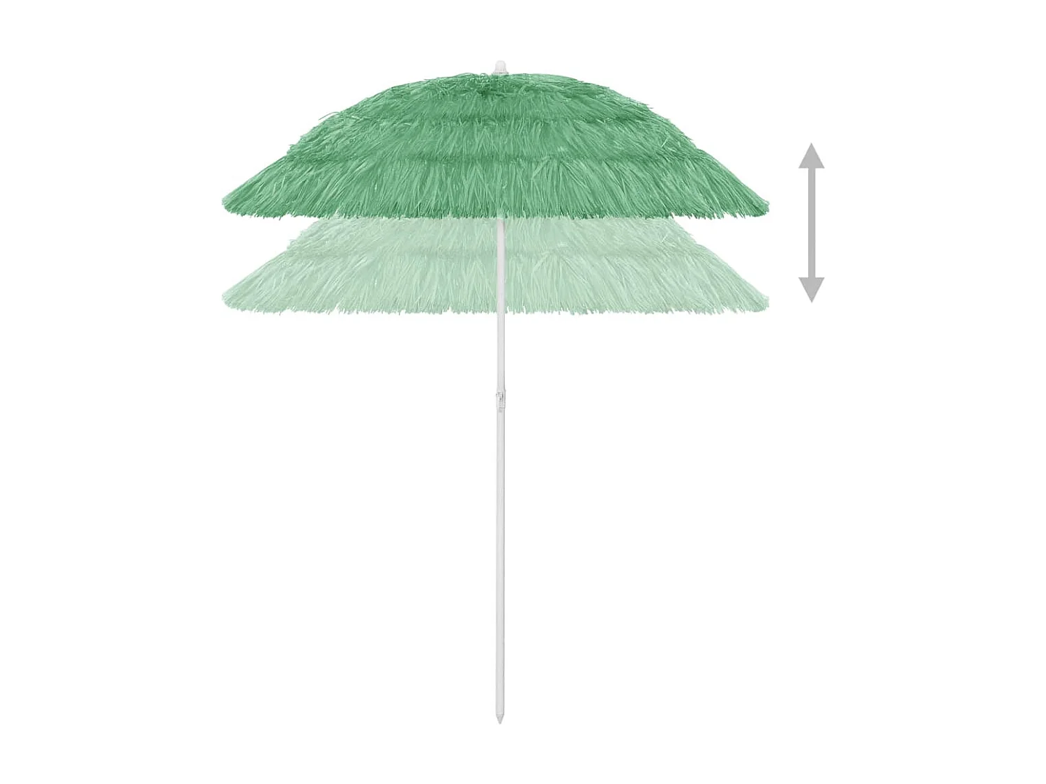 Parasol de plage Vert 180cm