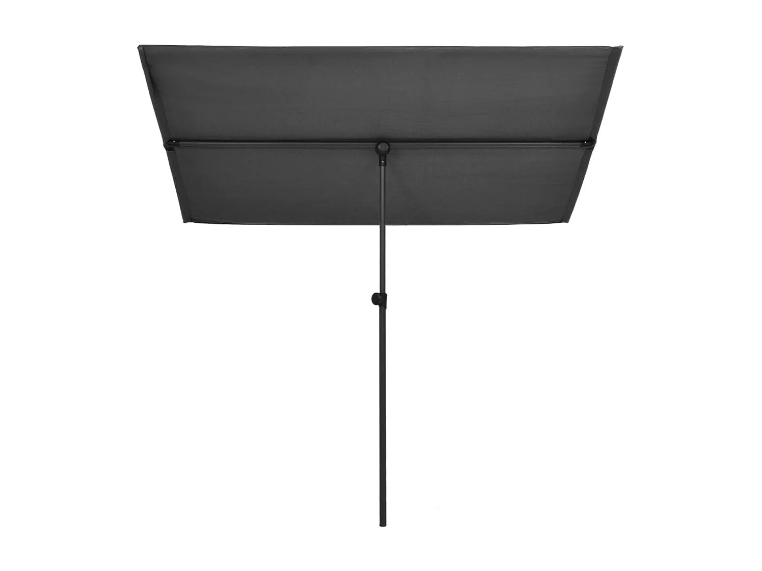 Parasol d'extérieur avec mât en aluminium 180x130 Anthracite