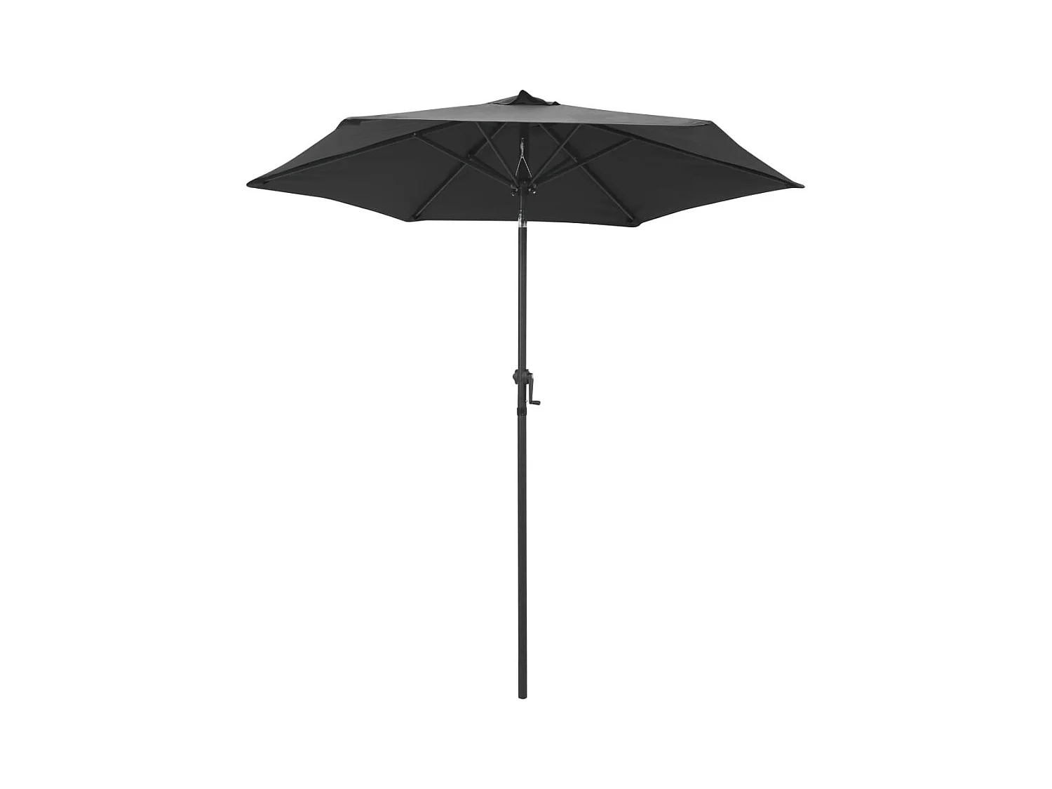 Parasol Anthracite 200x211 Aluminium