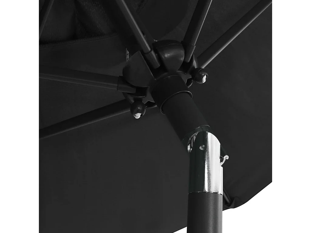 Parasol Anthracite 200x211 Aluminium