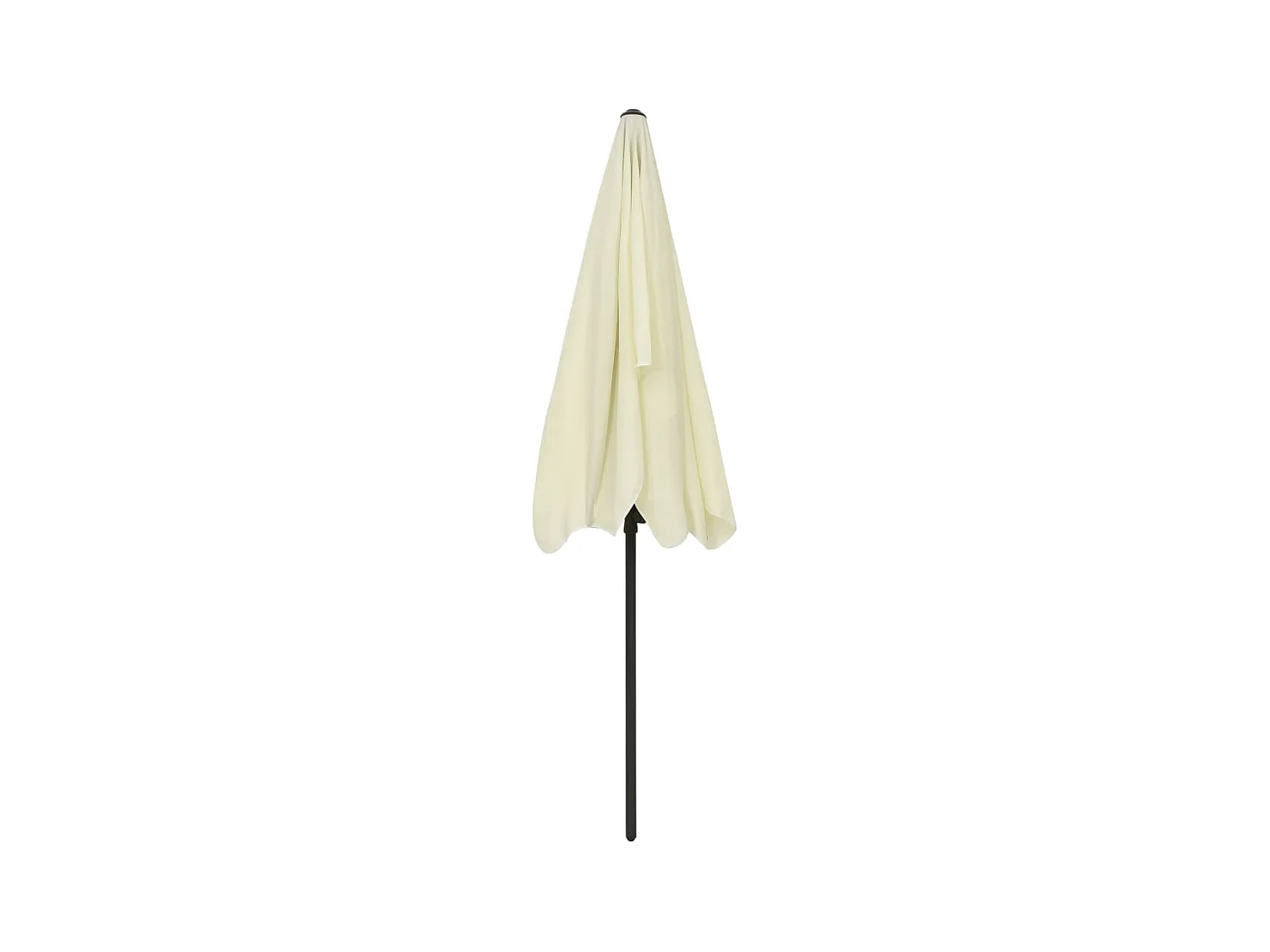 Parasol de plage Jaune sable 200x125