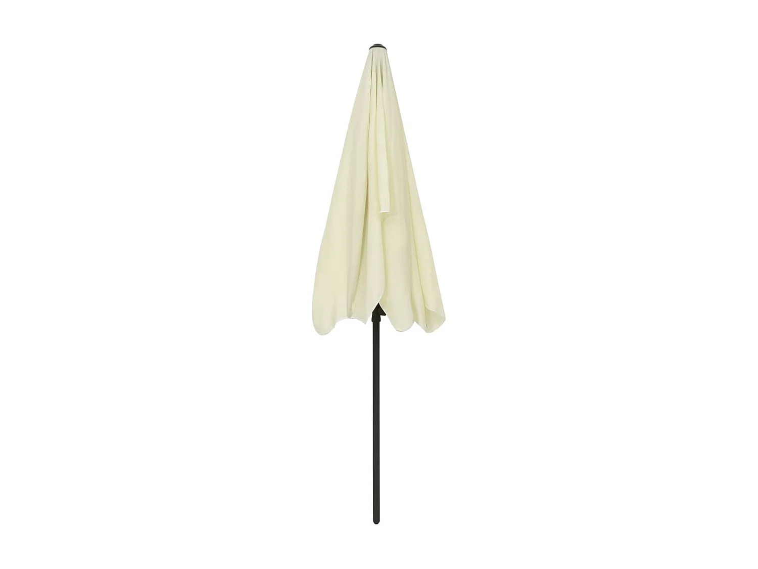 Parasol de plage Jaune sable 200x125