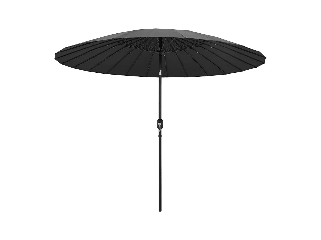 Parasol d'extérieur avec mât en aluminium 270cm Anthracite