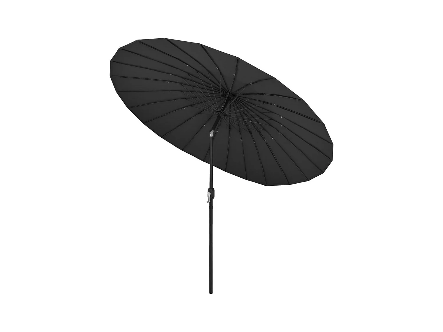 Parasol d'extérieur avec mât en aluminium 270cm Anthracite