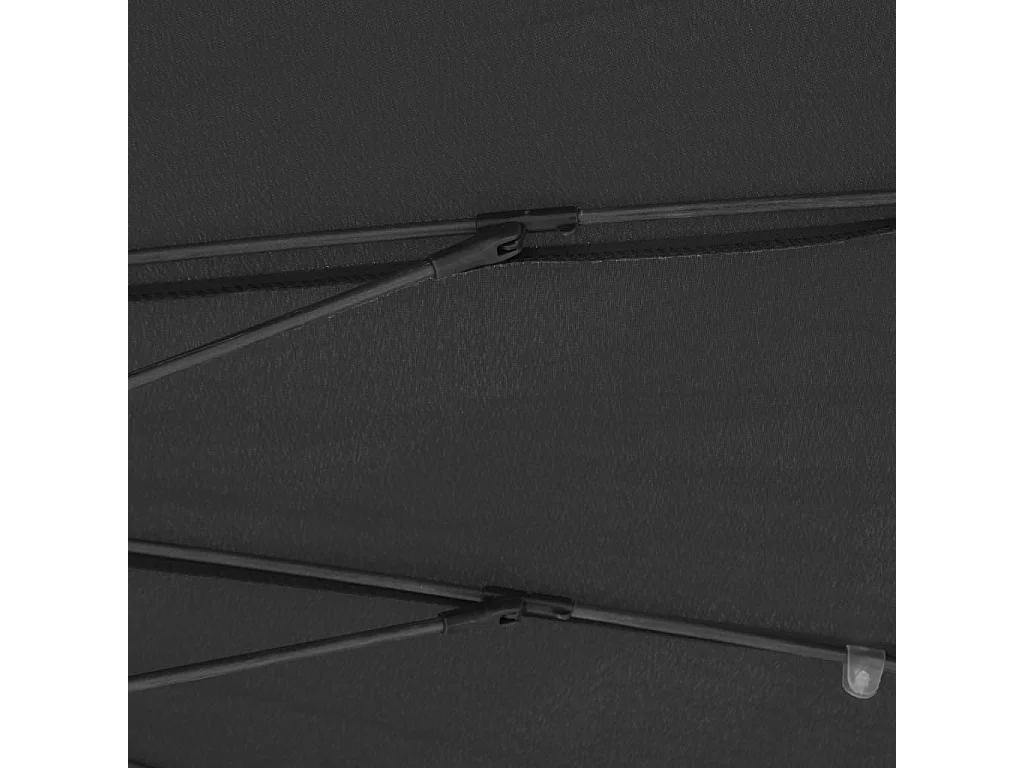 Parasol d'extérieur avec mât en aluminium 270cm Anthracite