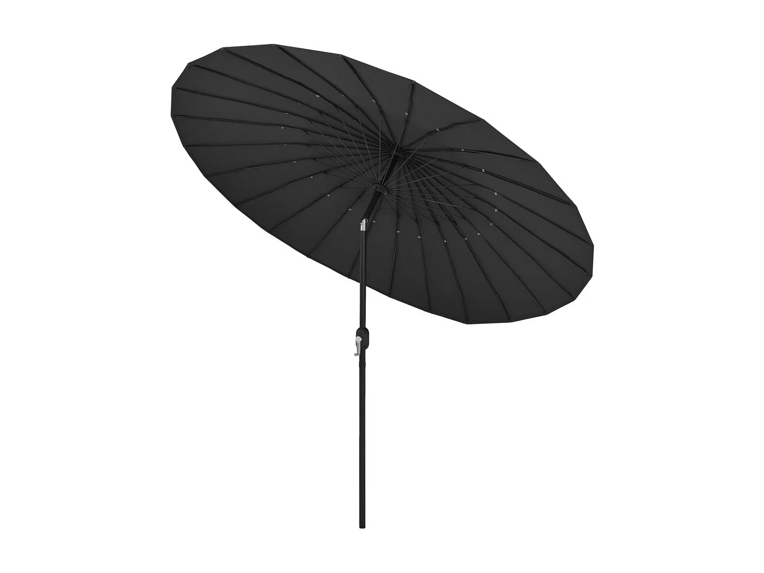 Parasol d'extérieur avec mât en aluminium 270cm Anthracite