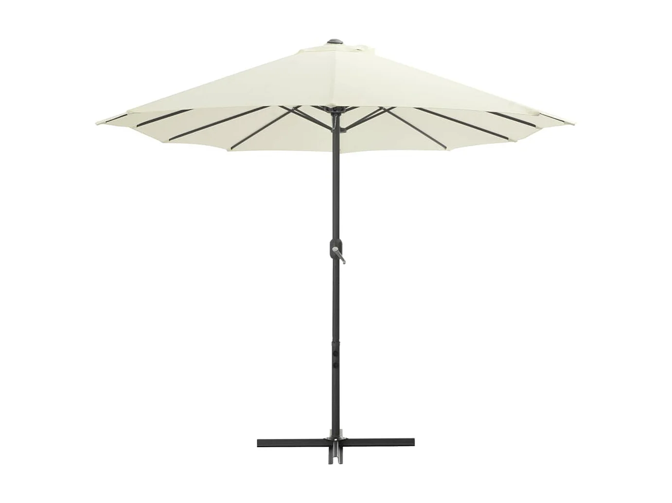 Parasol d'extérieur et poteau en aluminium 460x270 Sabe