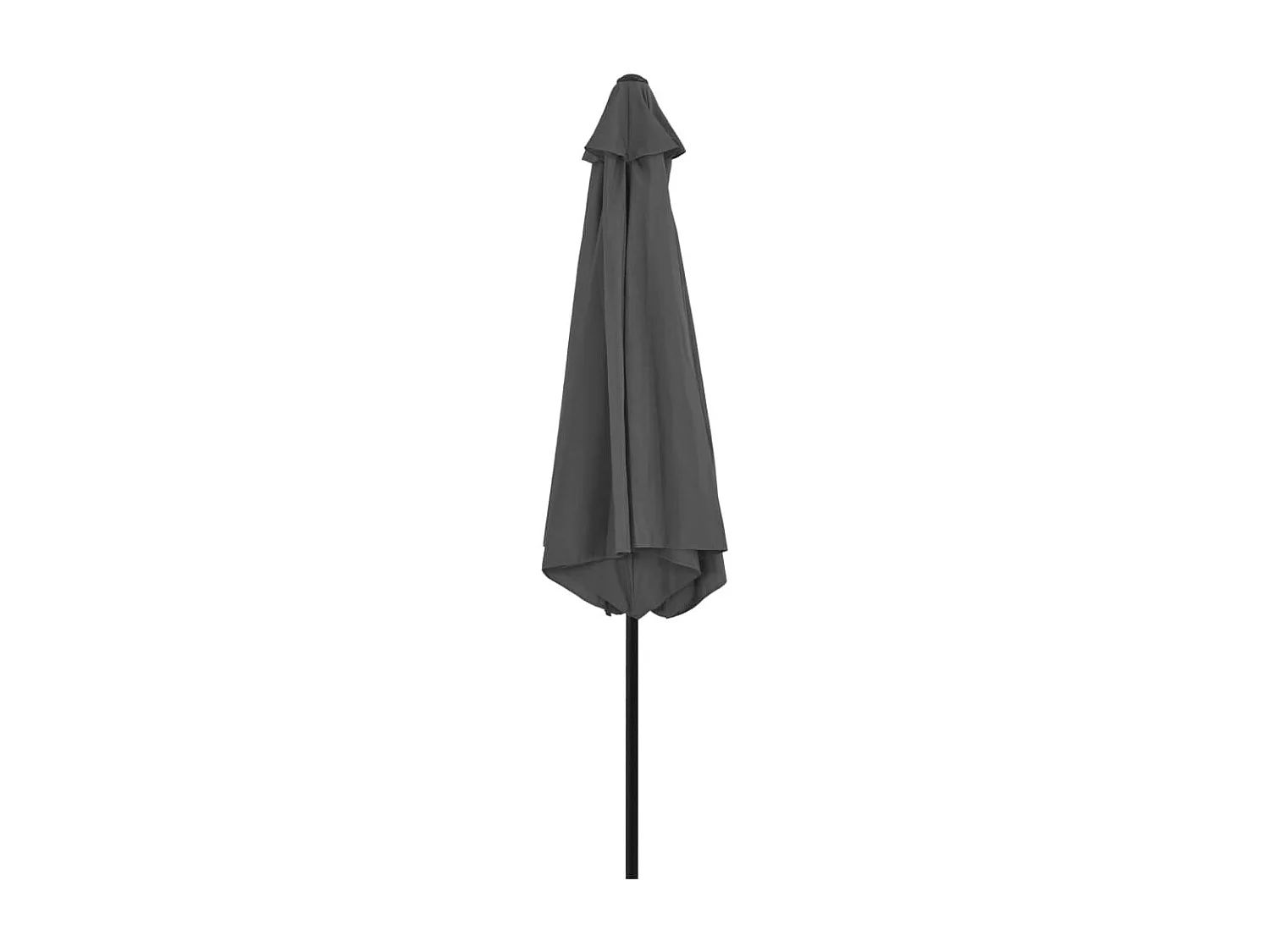 Parasol d'extérieur avec poteau en métal 300cm Anthracite