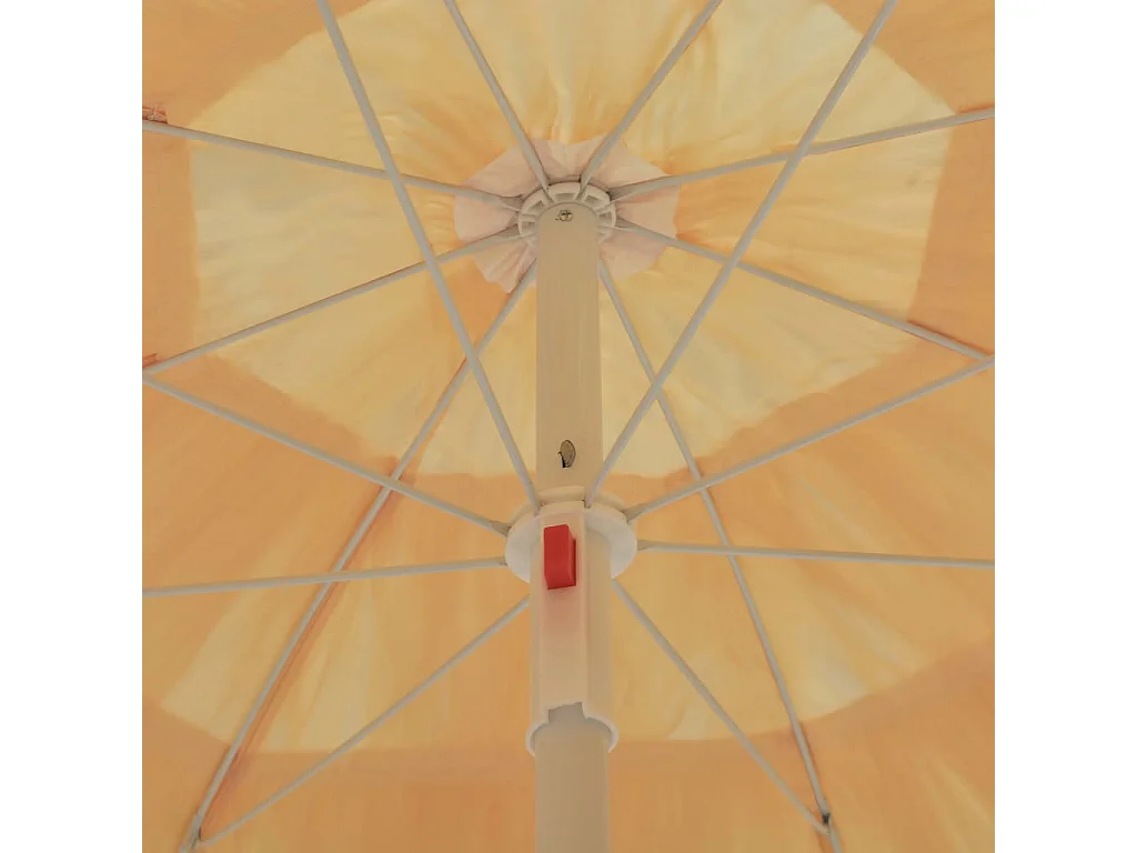 Parasol de plage Naturel 180cm Style hawaïen