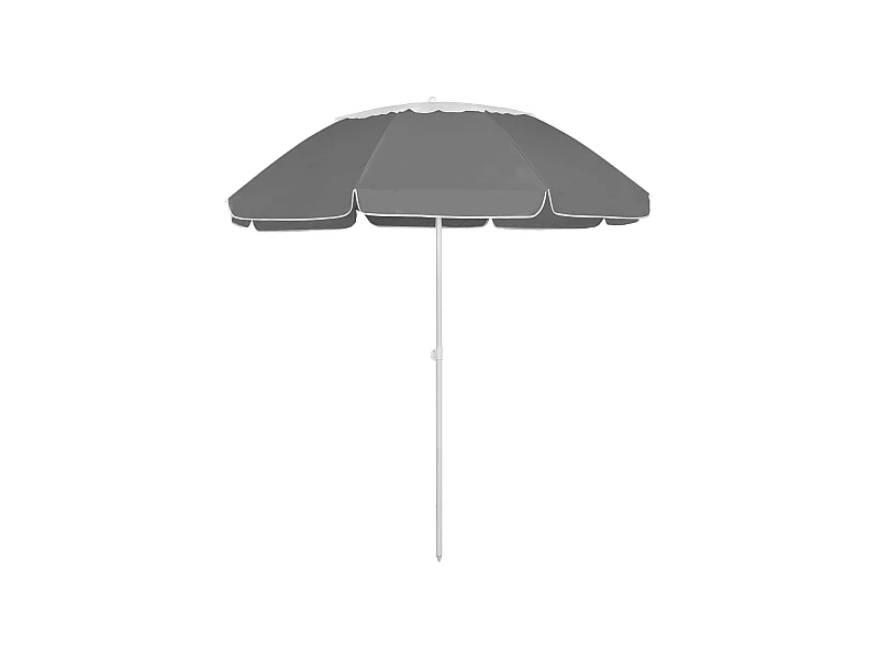 Parasol de plage Anthracite 300cm 2