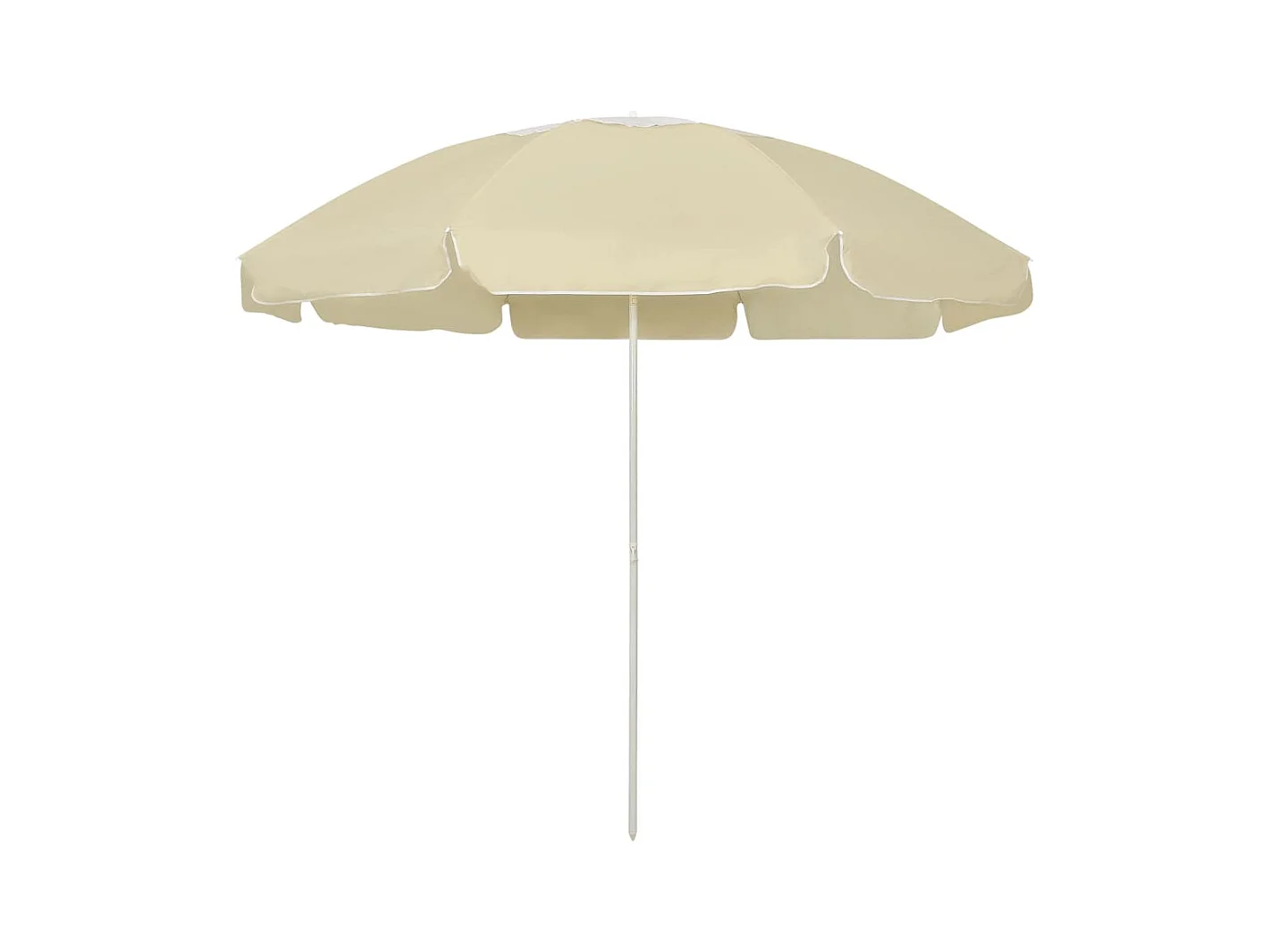 Parasol de plage Jaune sable 240cm