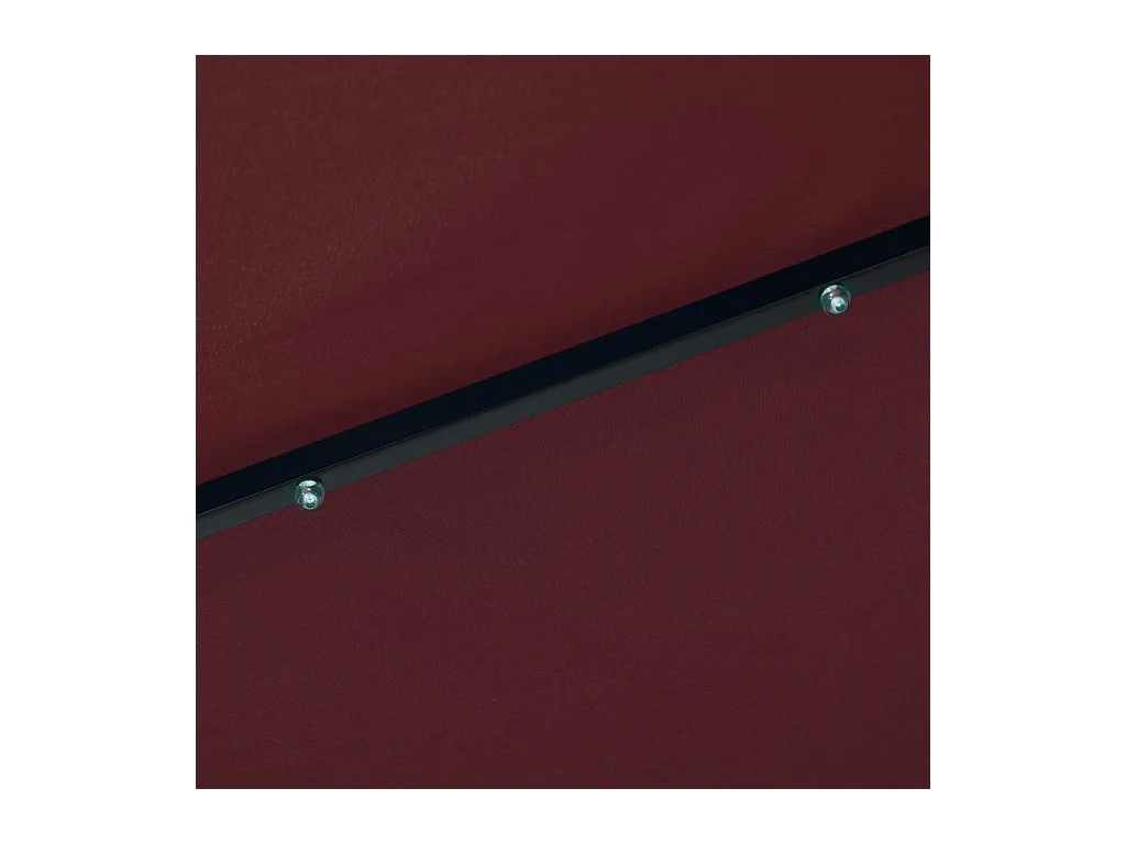 Parasol d'extérieur avec LED et mât en acier 300cm Bordeaux