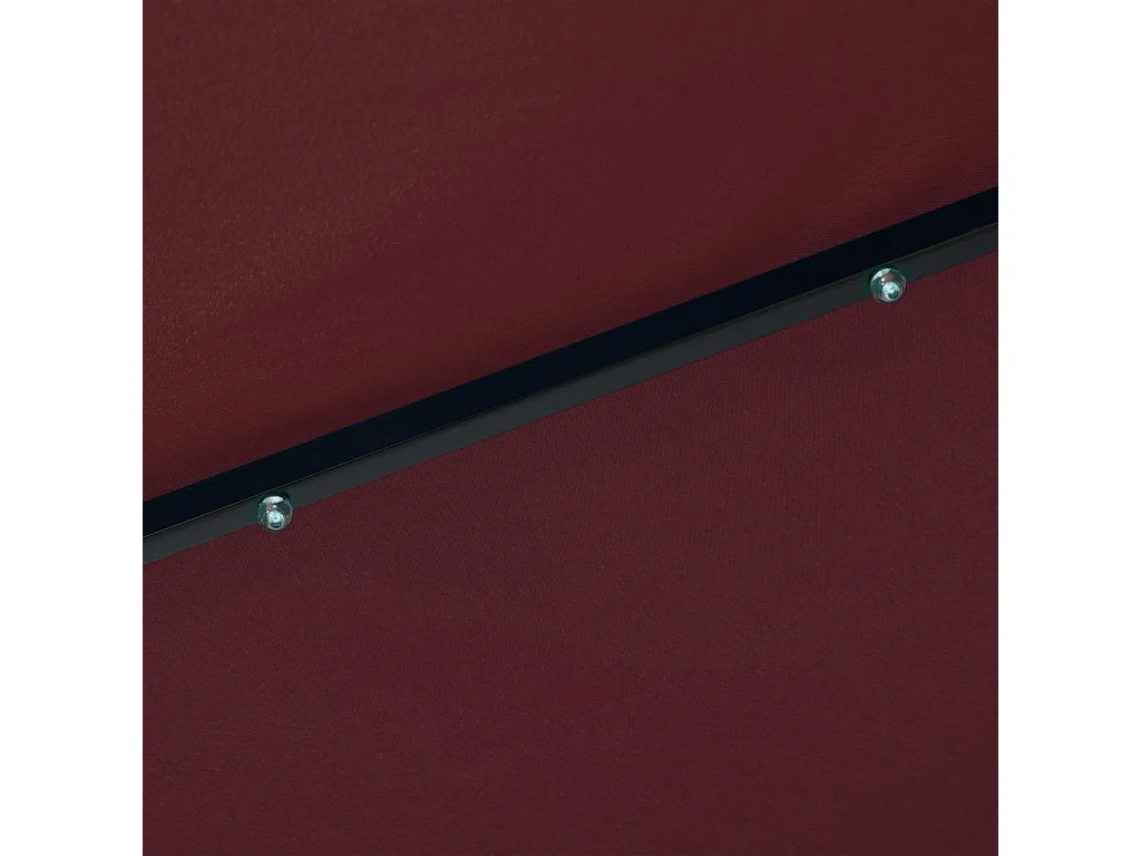 Parasol d'extérieur avec LED et mât en acier 300cm Bordeaux