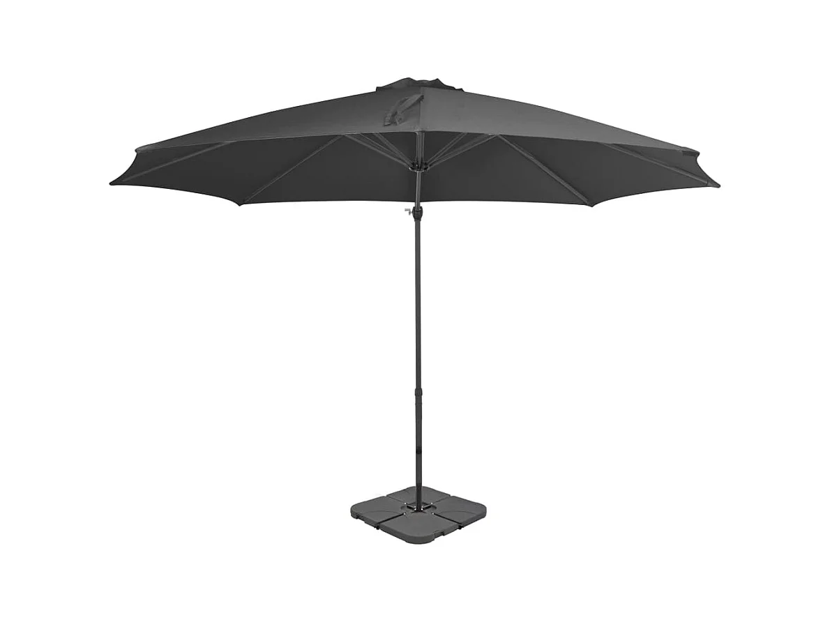 Parasol avec base portable Anthracite 5