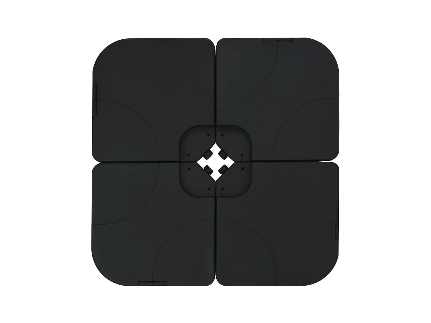 Parasol avec base portable Taupe