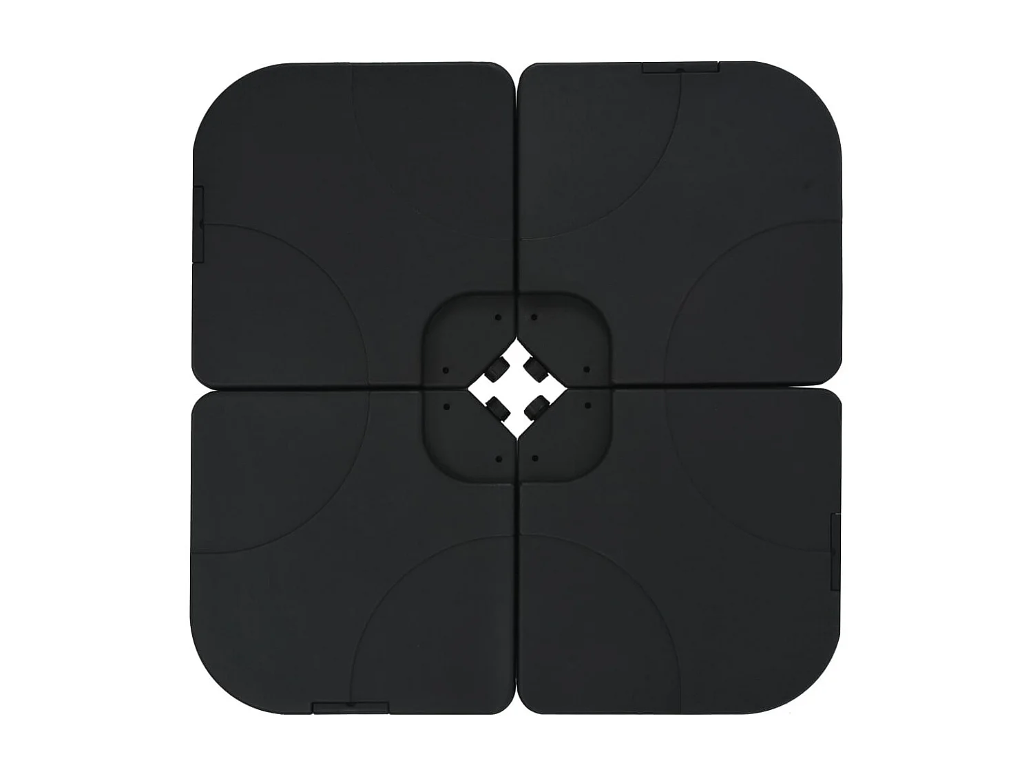 Parasol avec base portable Taupe