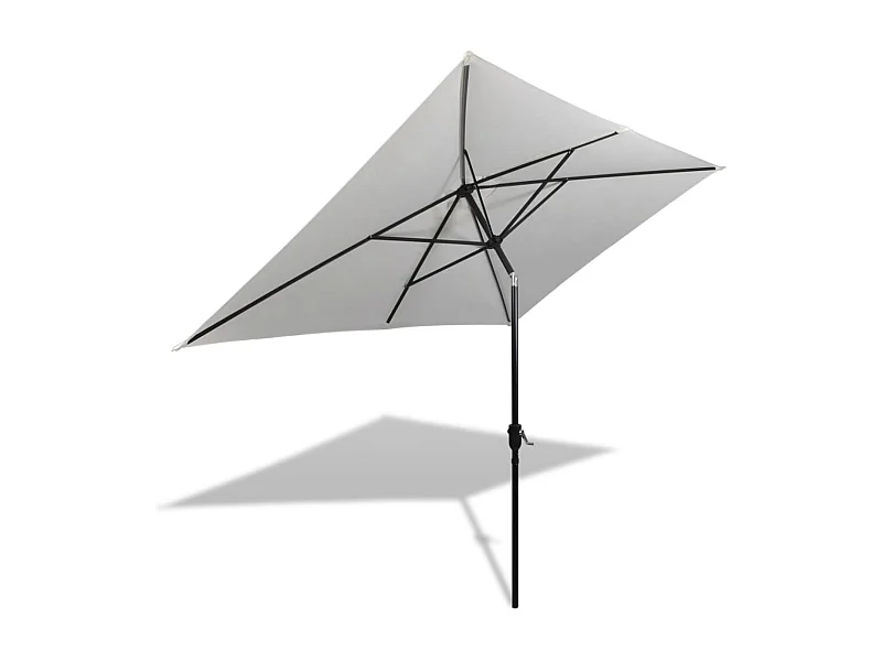Parasol 200x300 Blanc sable Rectangulaire