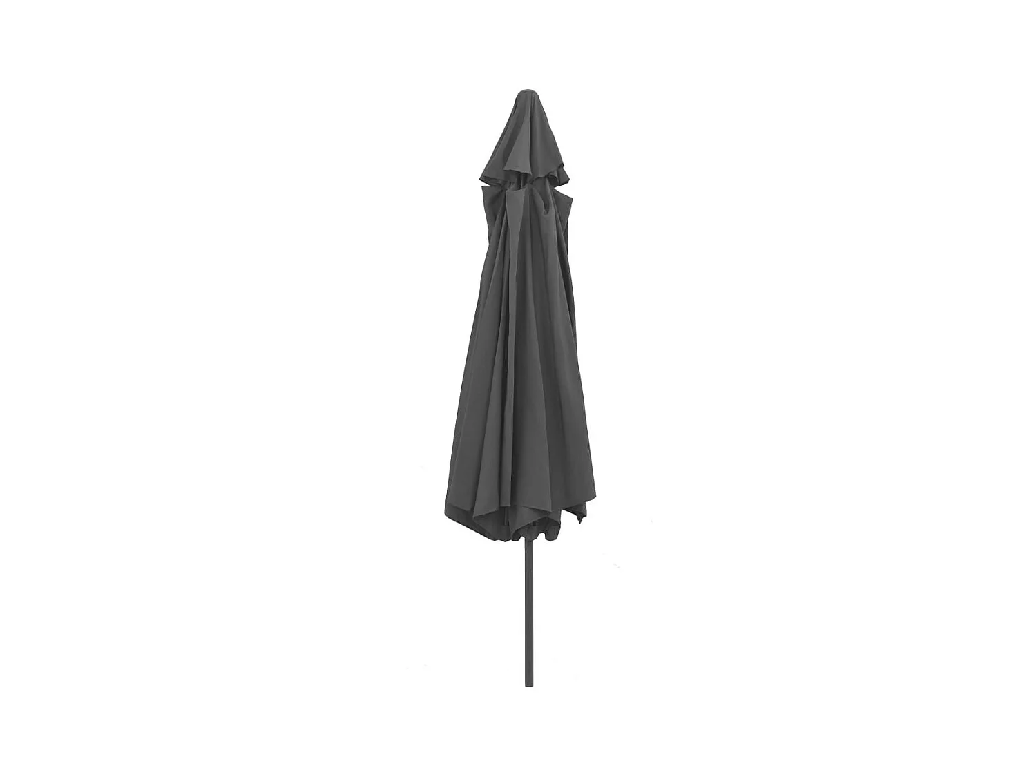 Parasol d'extérieur avec mât en métal 400cm Anthracite