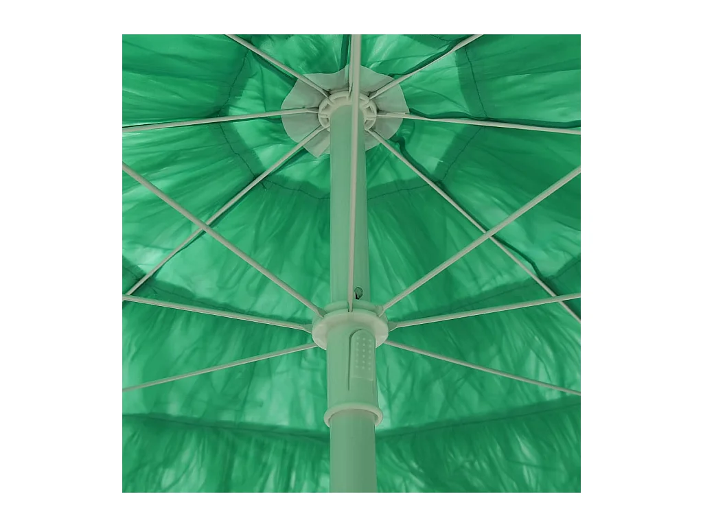 Parasol de plage Vert 300cm 2