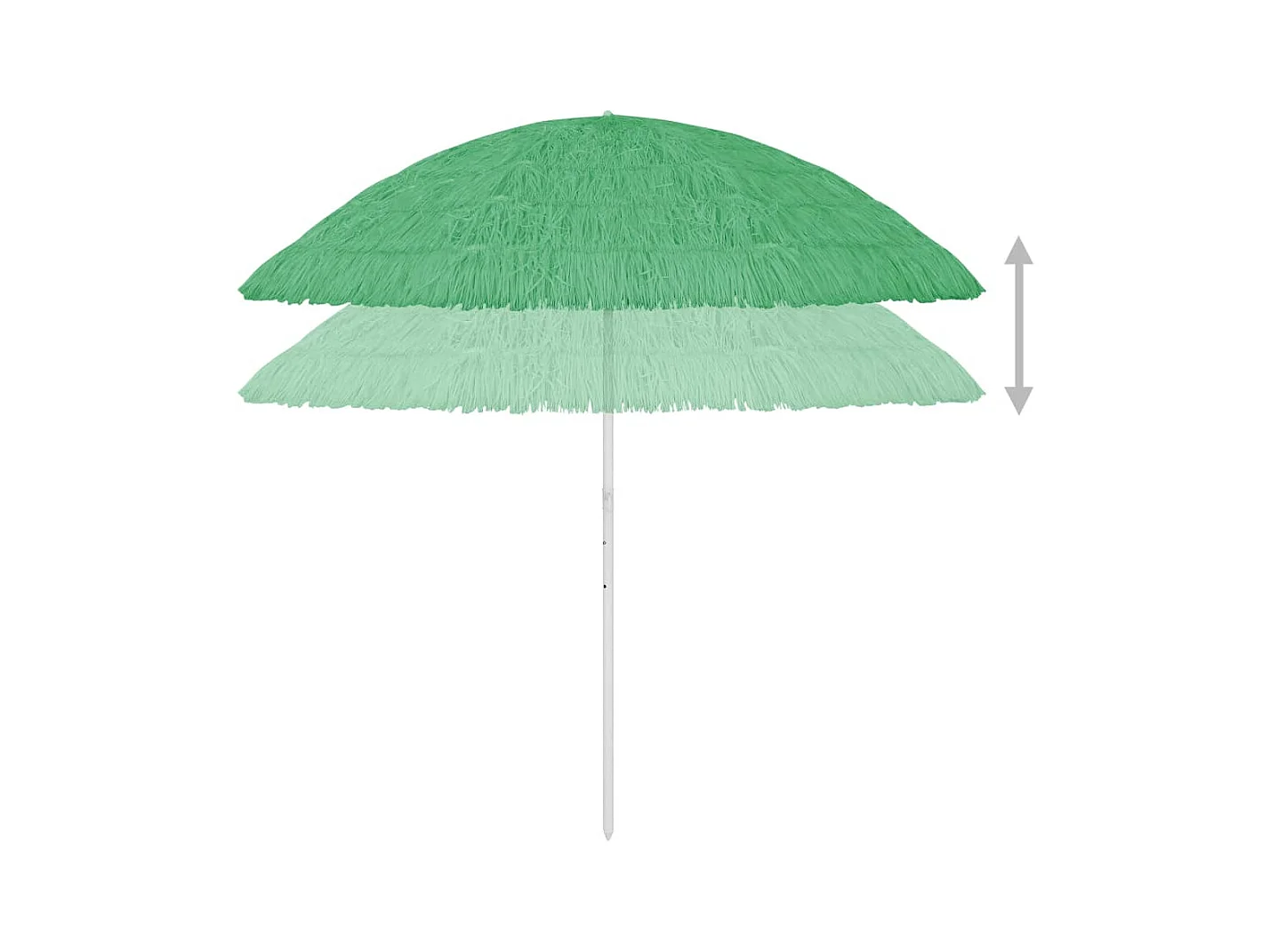 Parasol de plage Vert 300cm 2