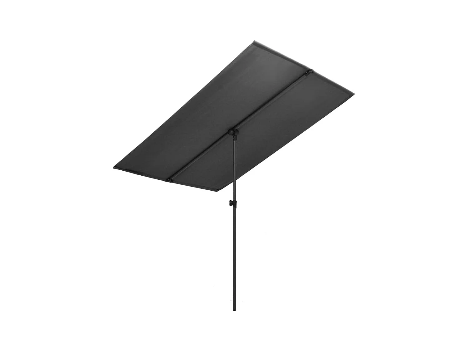 Parasol d'extérieur avec mât en aluminium 2x1,5 m Anthracite