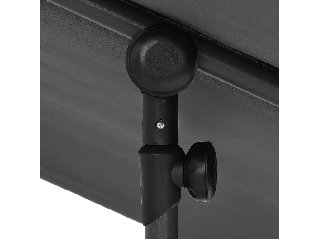 Parasol d'extérieur avec mât en aluminium 2x1,5 m Anthracite