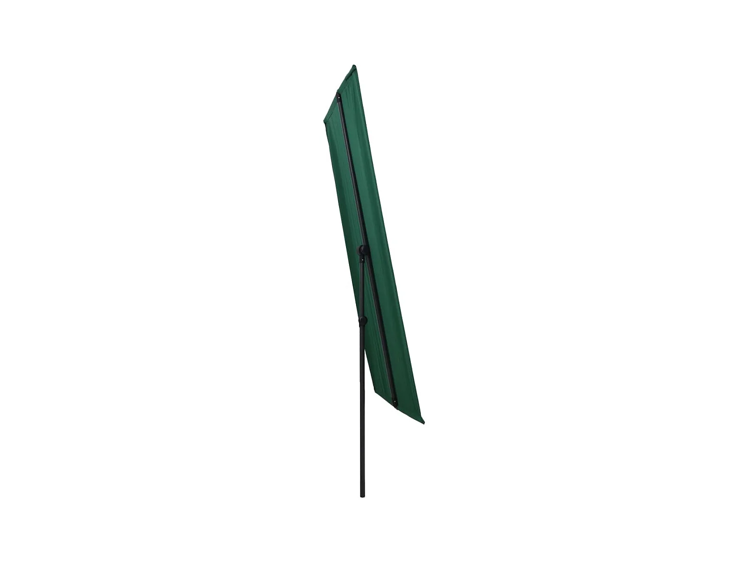 Parasol d'extérieur avec mât en aluminium 180x130 Vert