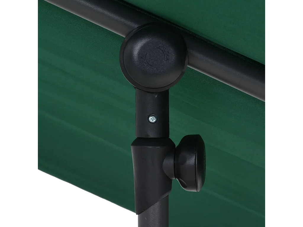 Parasol d'extérieur avec mât en aluminium 180x130 Vert