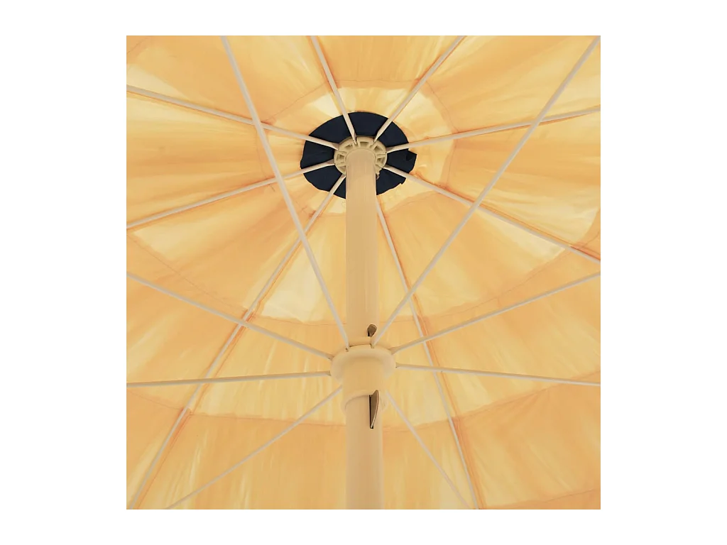 Parasol de plage Naturel 300cm Style hawaïen