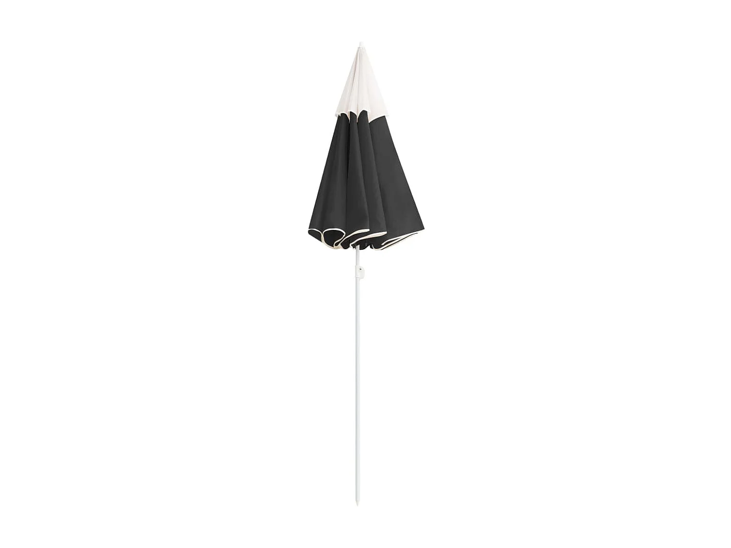 Parasol d'extérieur avec mât en acier Anthracite 180cm 2