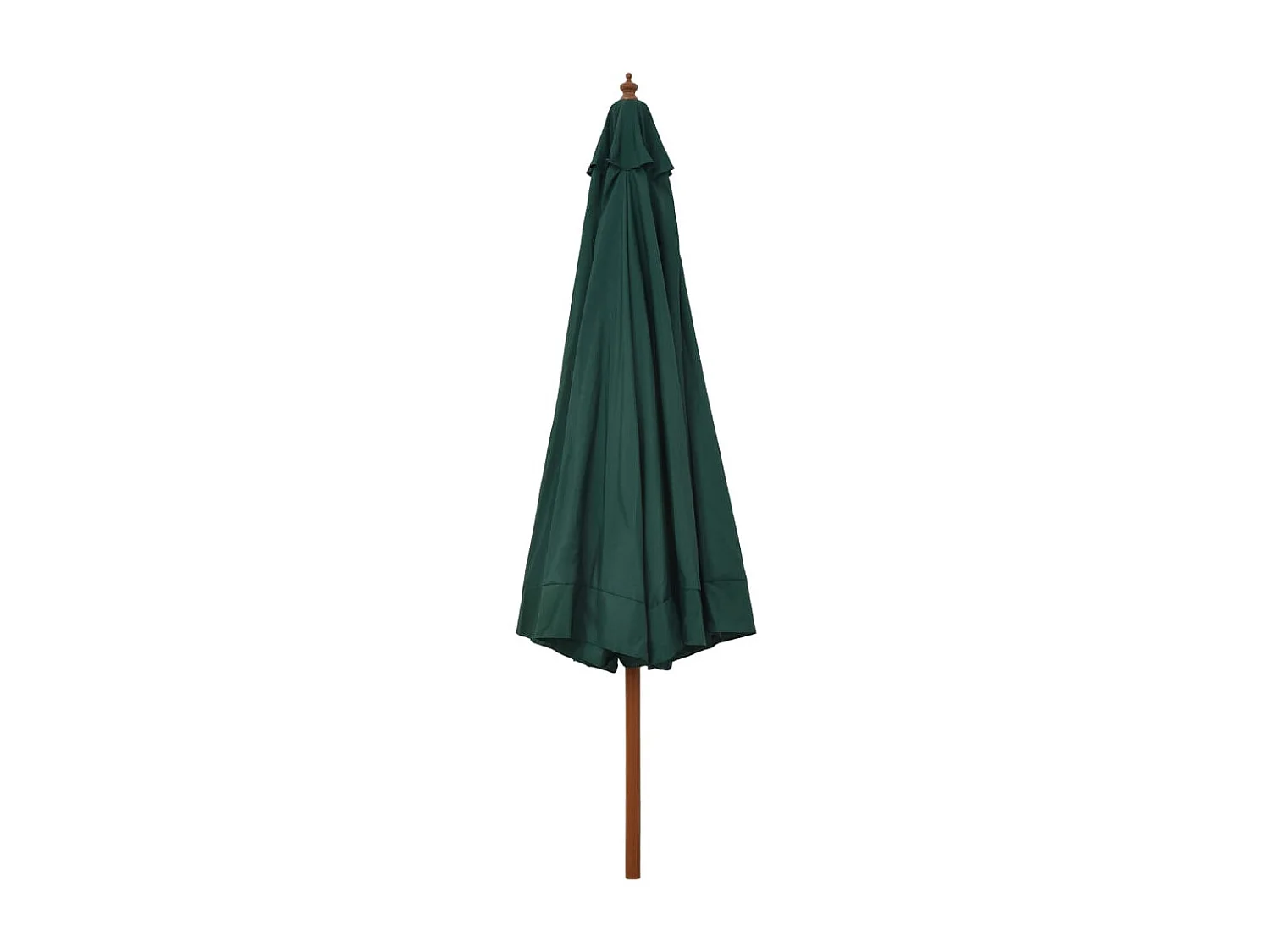Parasol avec mât en bois 330cm Vert