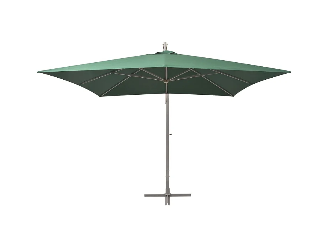 Parasol 300x300 Poteau en Aluminium Vert