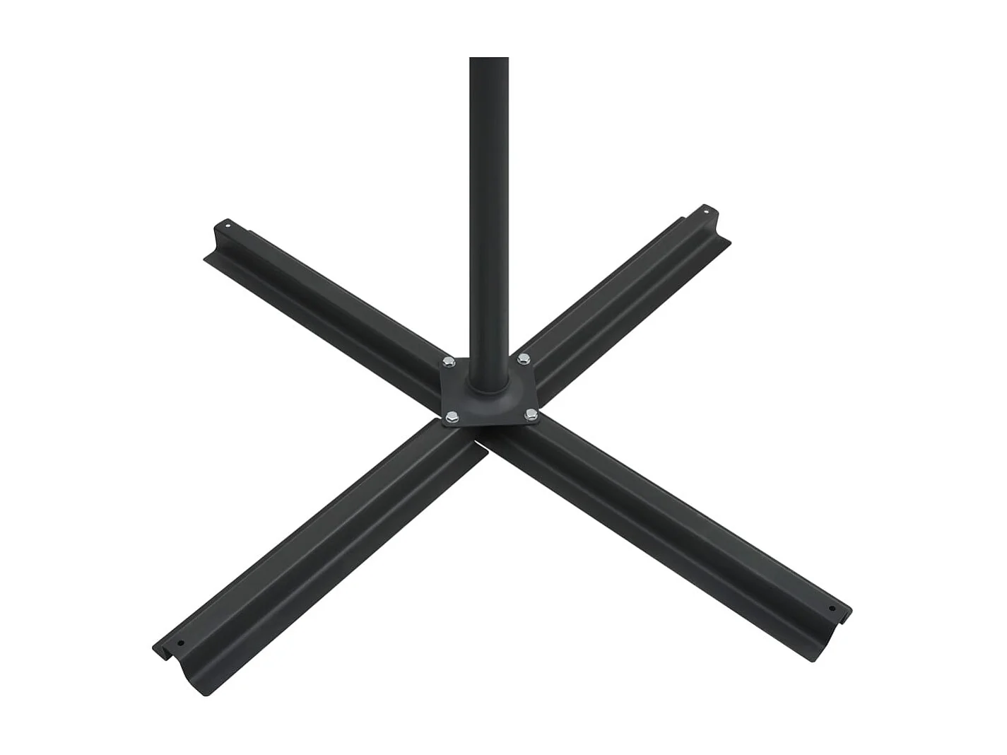 Parasol déporté avec lumières LED Rouge bordeaux 250x250