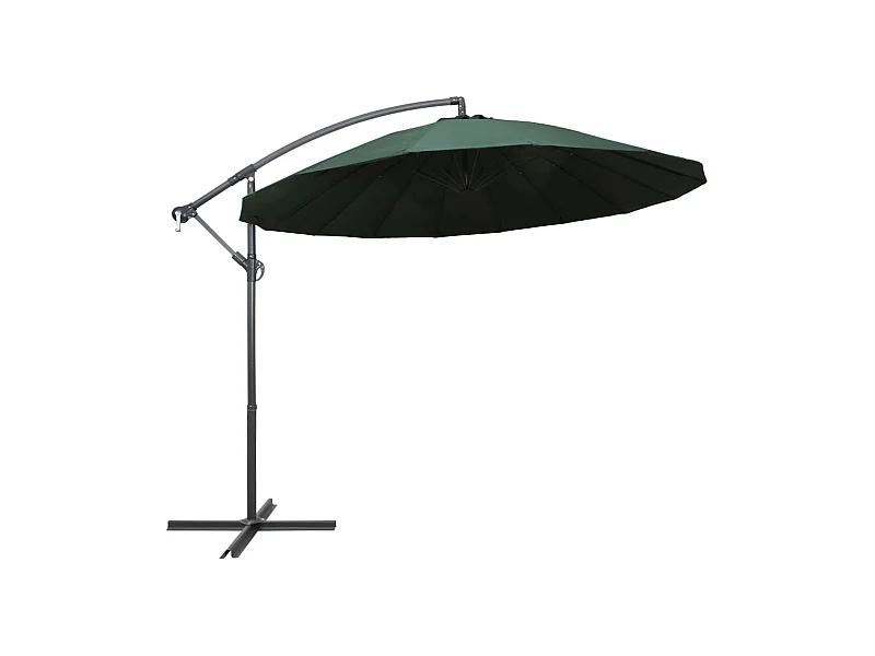 Parasol suspendu Vert 3 m Aluminium