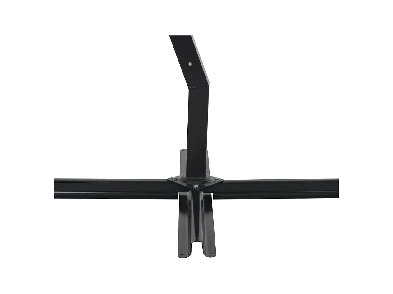 Parasol en porte-à-faux avec mât en bois 400x300 Taupe