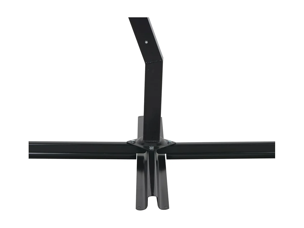 Parasol en porte-à-faux avec mât en bois 400x300 Taupe