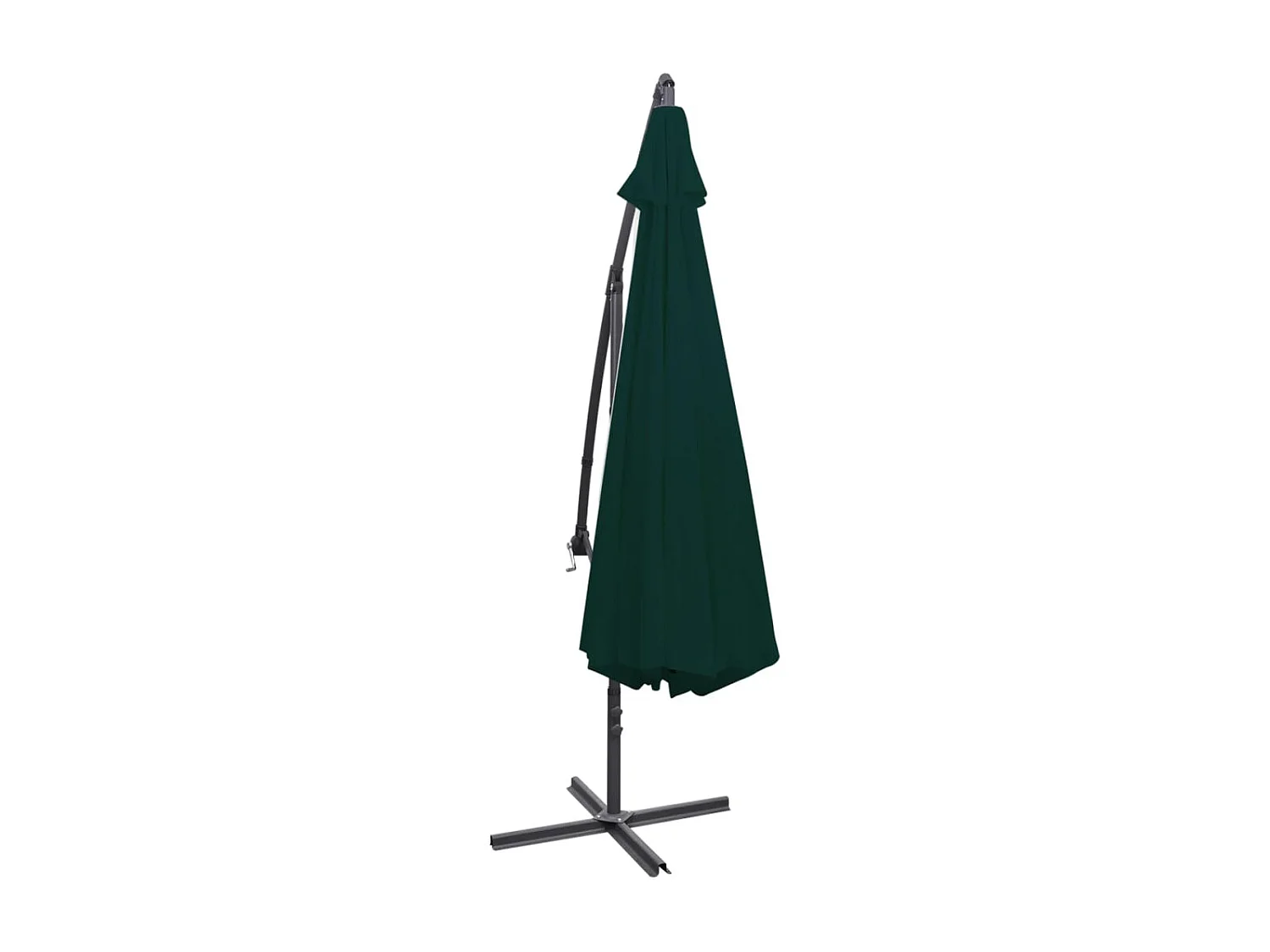 Parasol en porte-à-faux 3,5 m Vert