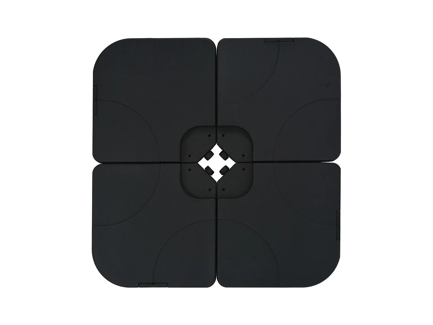 Parasol avec base portable Taupe 3