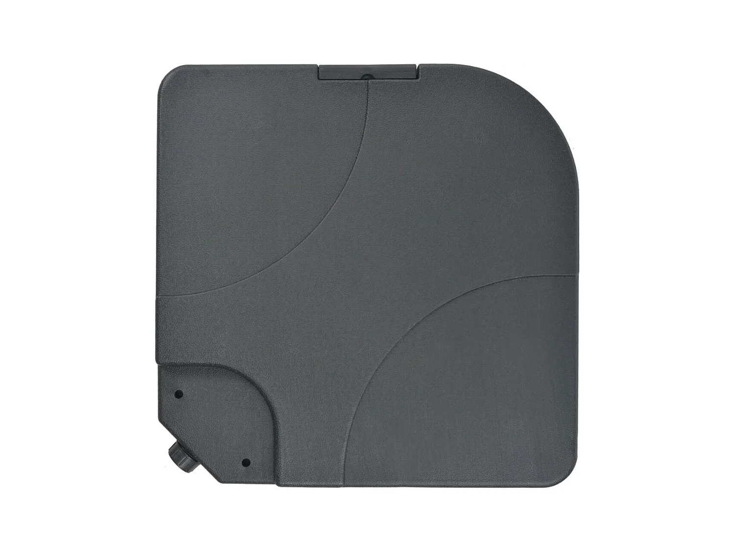 Parasol avec base portable Taupe 3