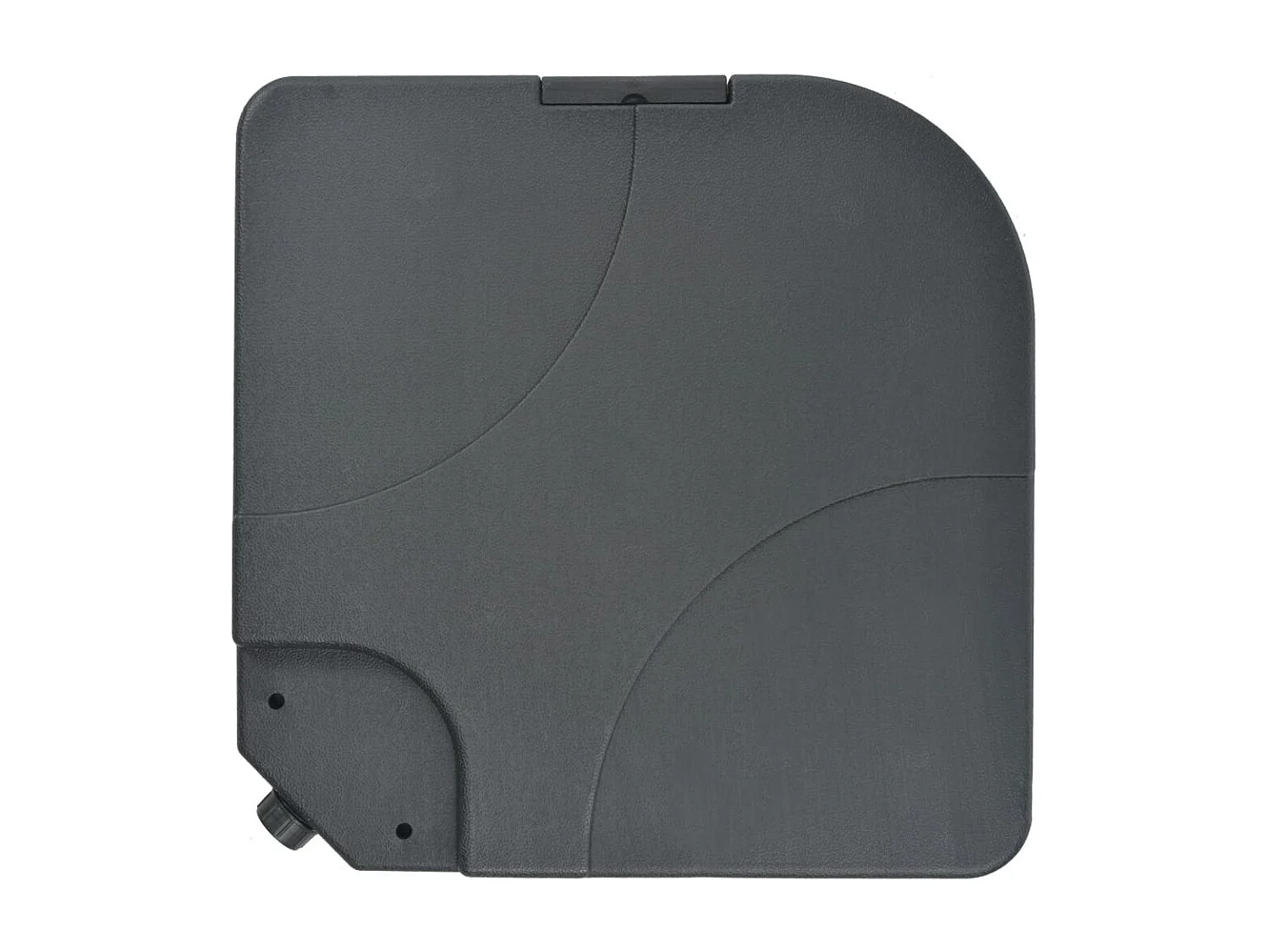 Parasol avec base portable Taupe 3