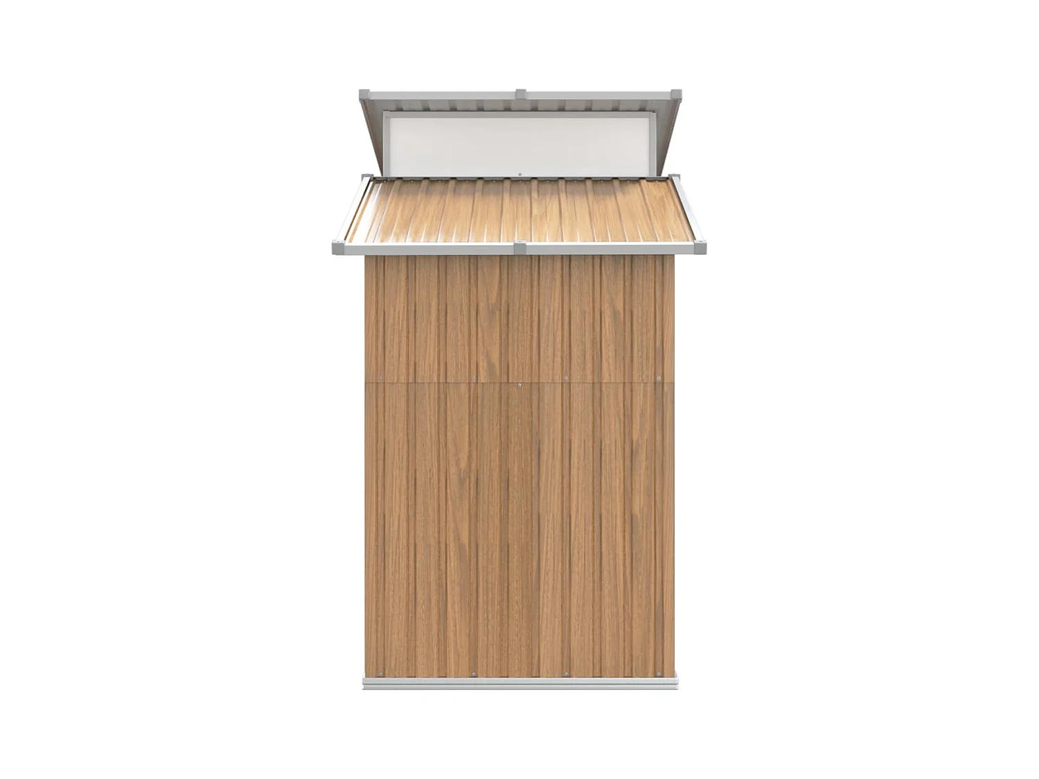 Abri de jardin Marron 270x130x208,5 Acier galvanisé