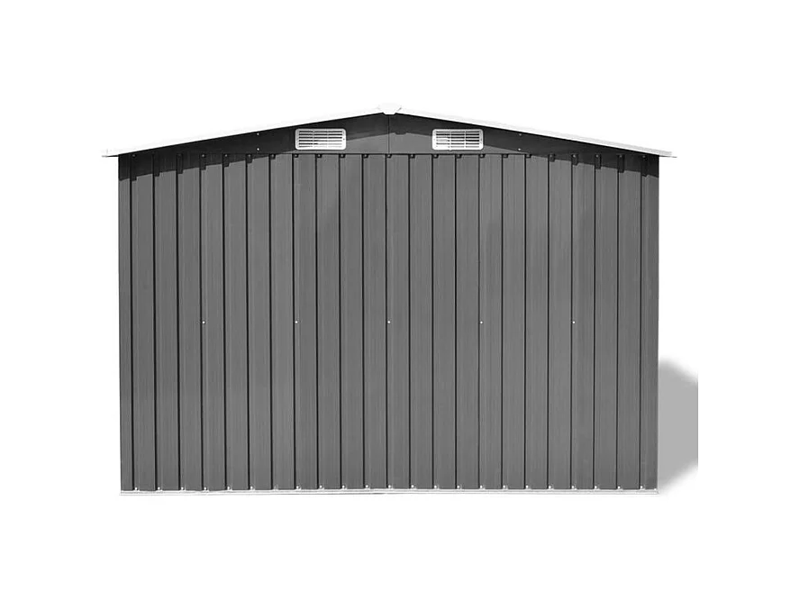 Abri de stockage pour jardin Métal Gris 257 x 205x178