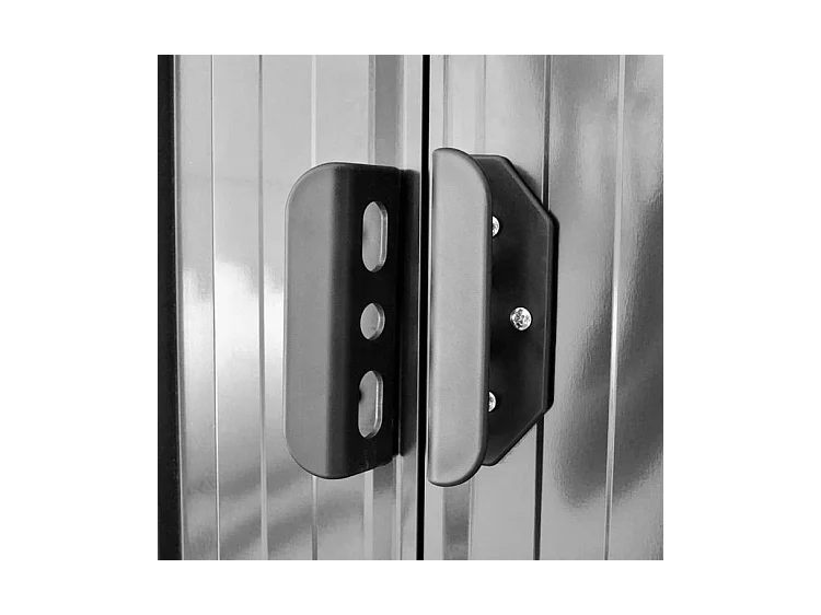 Abri de stockage pour jardin Métal Gris 257 x 205x178