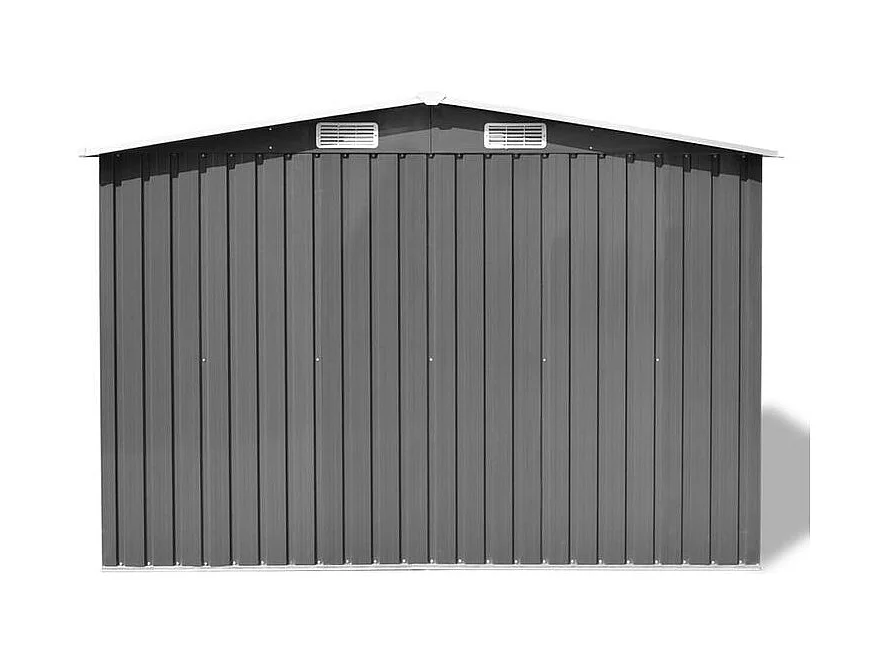 Abri de stockage pour jardin Métal Gris 257 x 205x178