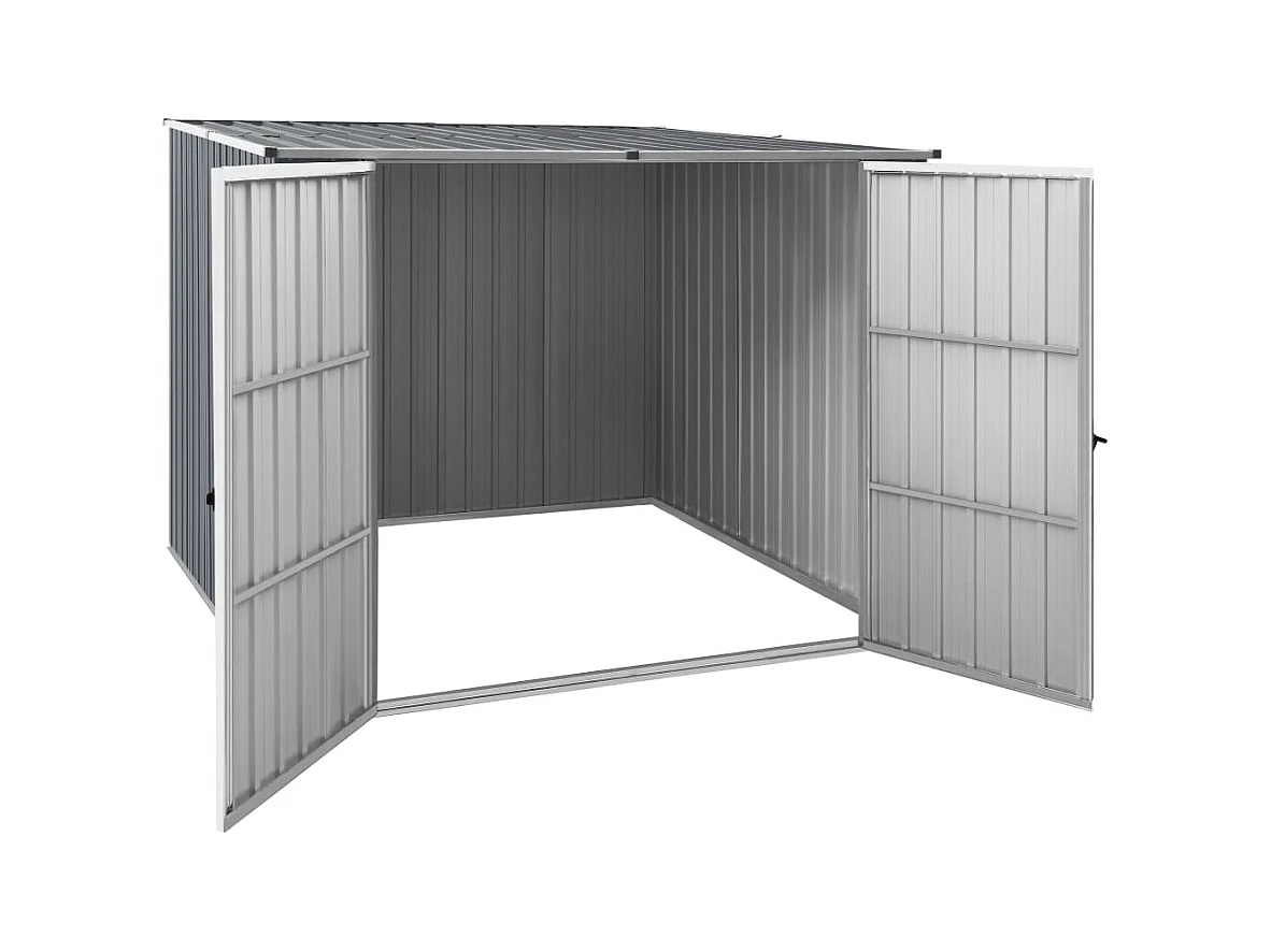 Abri de jardin Gris 195x198x159 Acier galvanisé