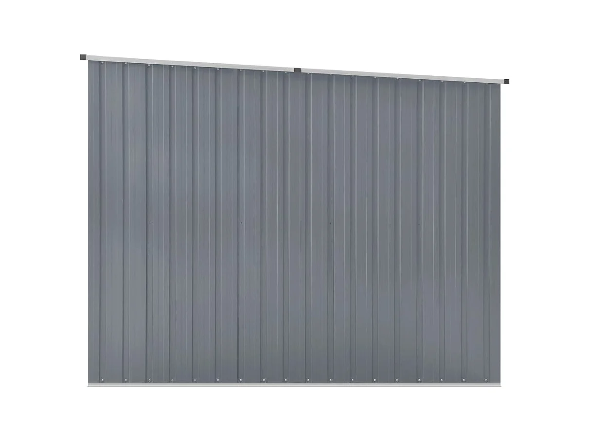 Abri de jardin Gris 195x198x159 Acier galvanisé