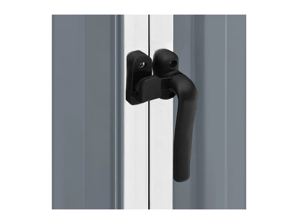 Abri de jardin Gris 195x198x159 Acier galvanisé