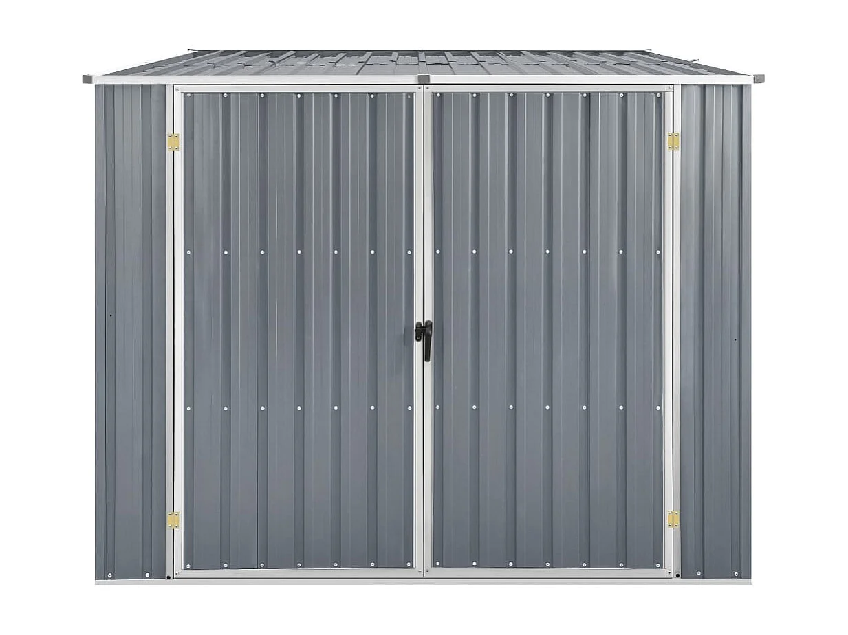 Abri de jardin Gris 195x198x159 Acier galvanisé
